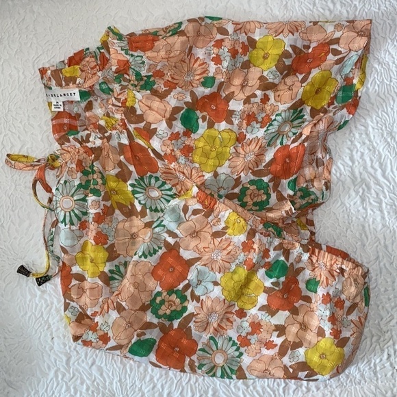 Anthropologie Jane + Delancey Short Sleeve Blouse - Picture 3 of 10